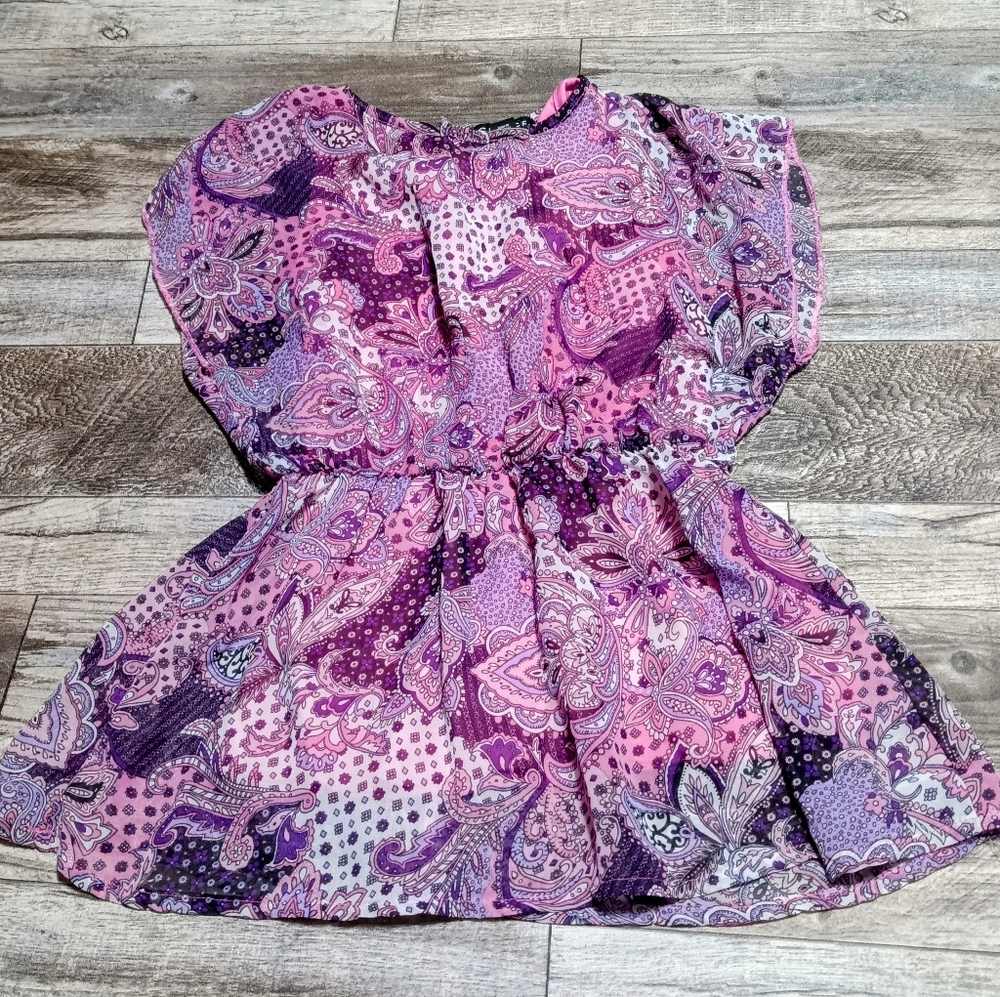 Pink and purple girls top